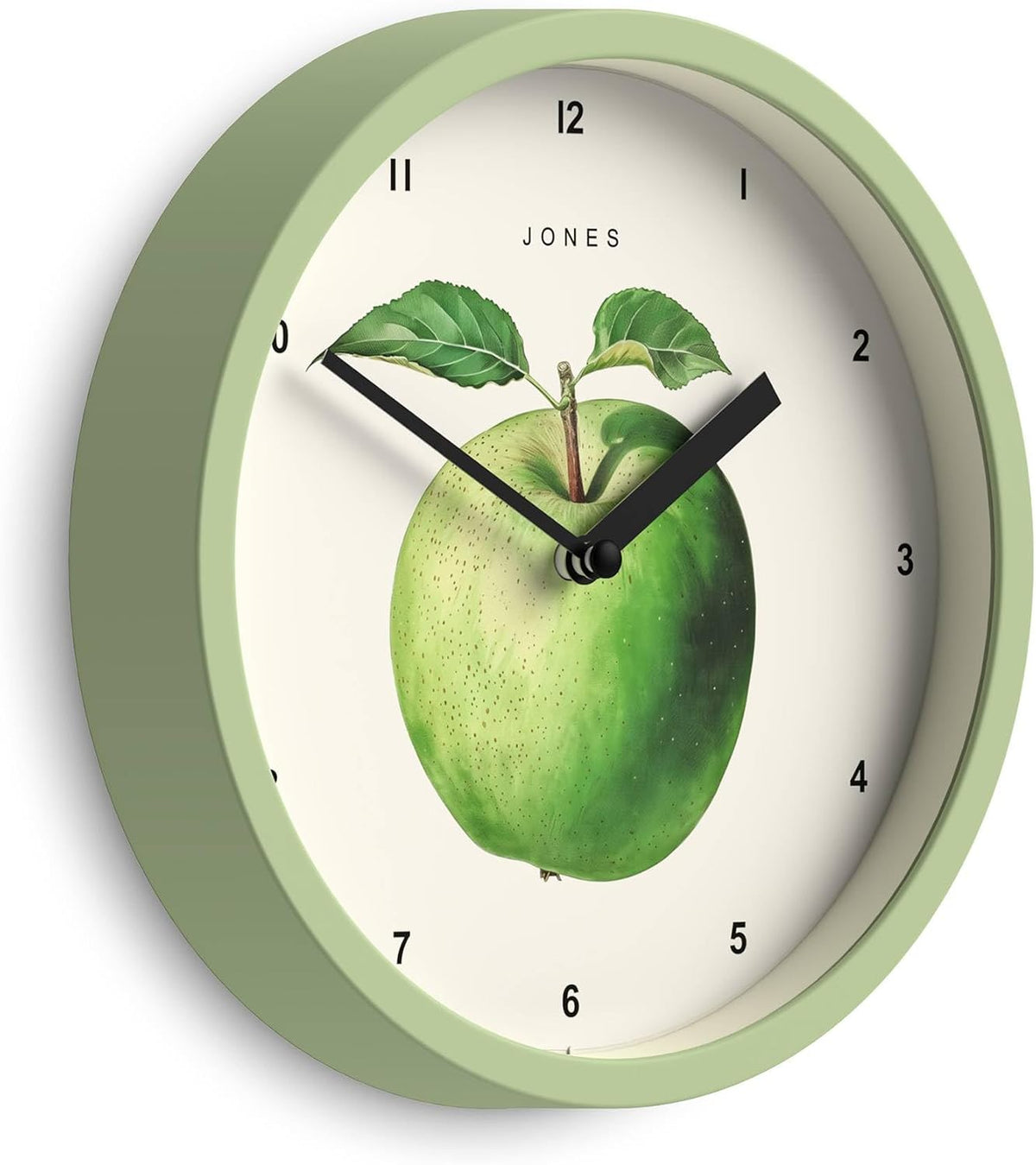 ® Fruit Wall Clock | Small round Clock | 8" | Green