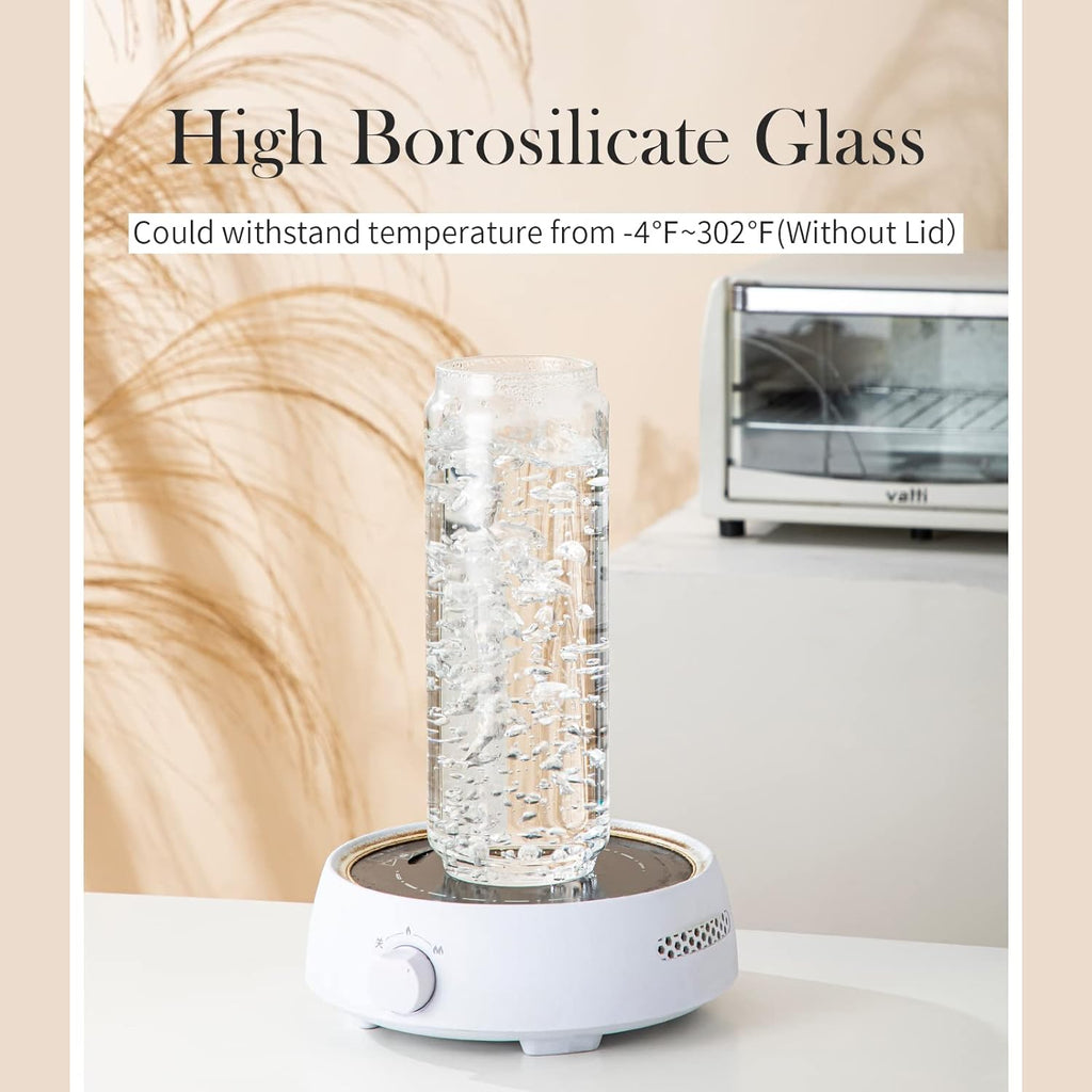 Glass Storage Jars Set with Airtight Wood Lids