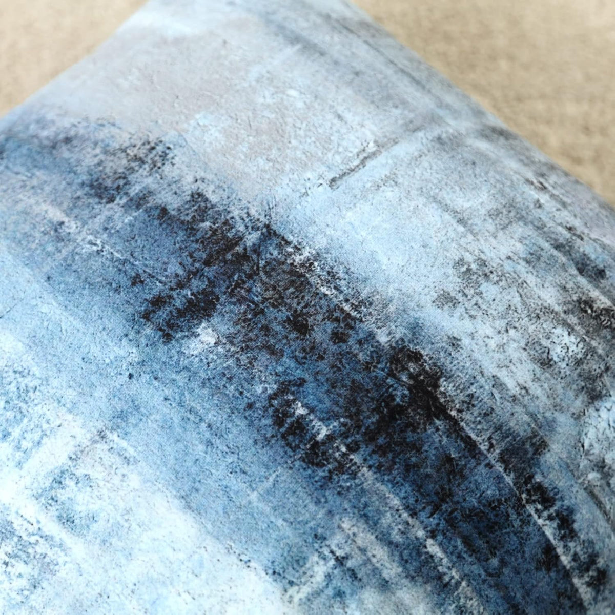 Blue Throw Pillow Cover,Pack of 4 Soft Velvet Decorative Cushion Cover for Sofa Bedroom Living Room (18X18 Inch,Blue)