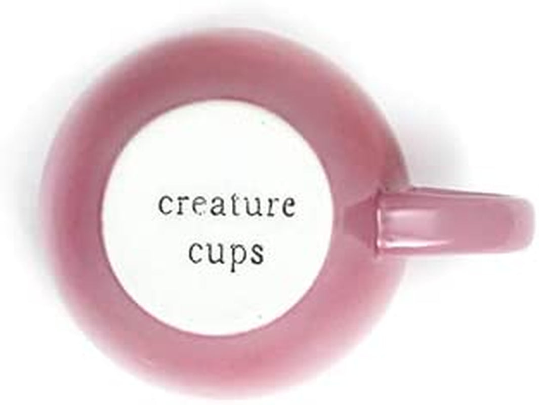 Rabbit Ceramic Cup - 11 Oz Animal Mug - Hidden 3D Critter Inside, Gift for Coffee