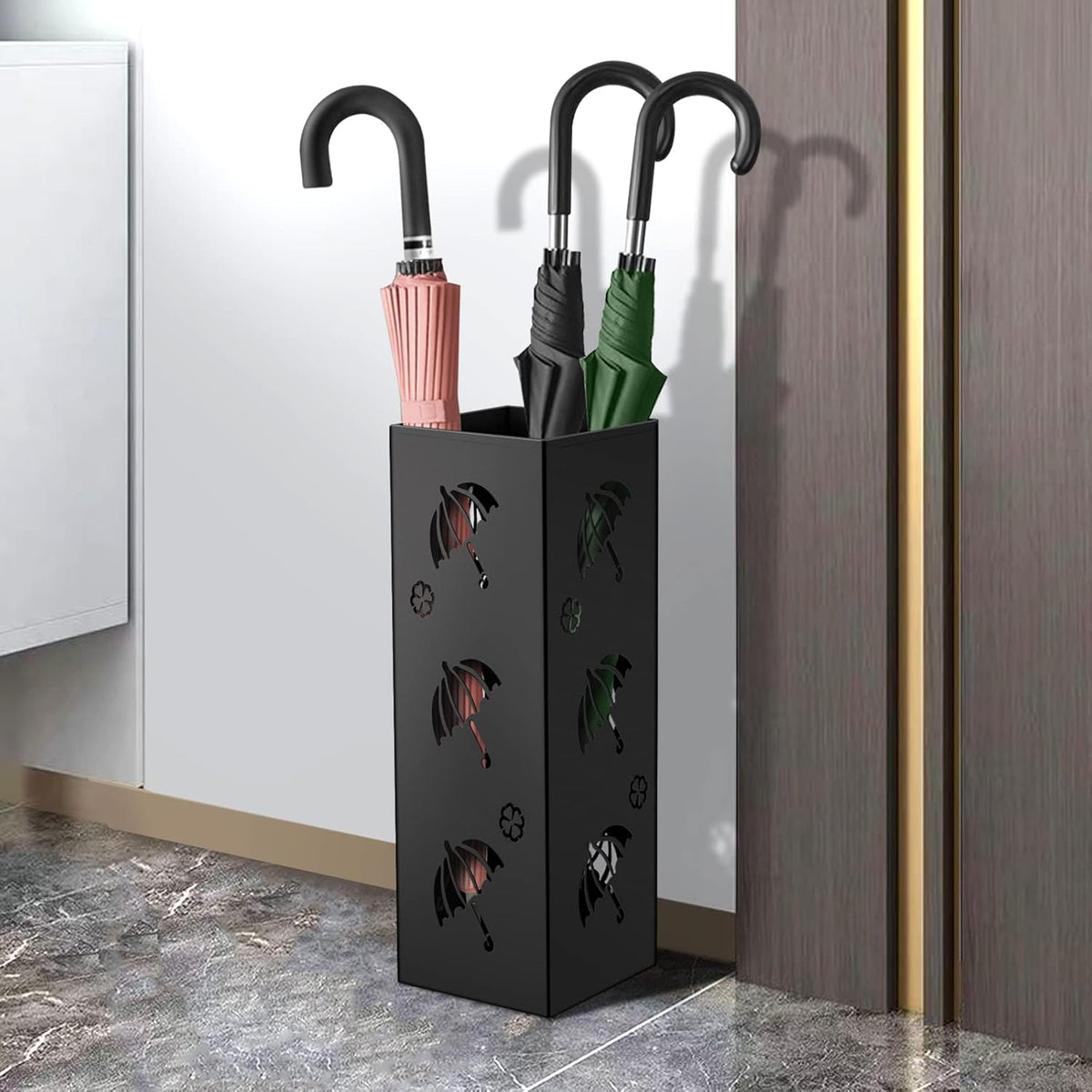 Umbrella Holder for Entryway | Umbrella Stands for Entryway | Keep Your Floors Dry and Tidy with Our Indoor Umbrella Stand | Stylish Umbrella Rack | Convenient Umbrella Storage Solution.