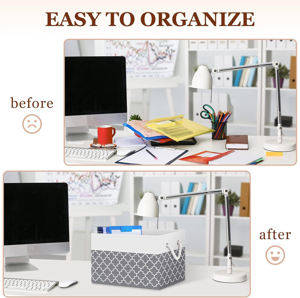 Storage Bin,Collapsible Storage Basket
