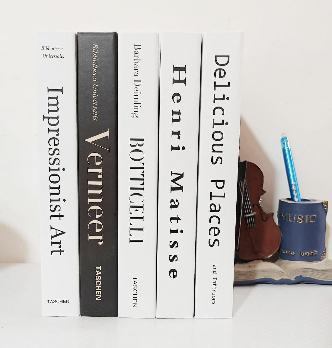 Faux Books for Decoration 5PCS Decorative Books Aesthetic Modern Home Table