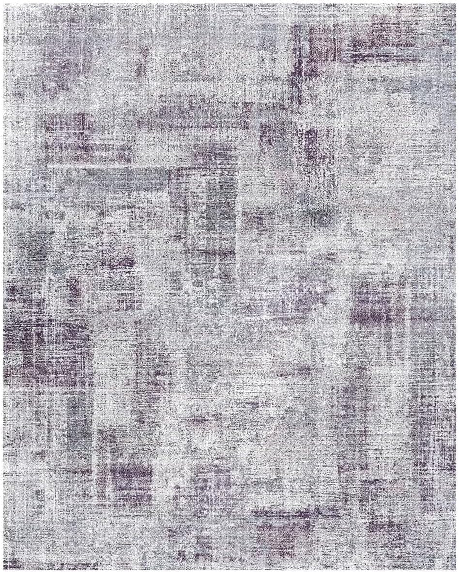 9X12 Area Rugs for Living Room, Decor Carpet for Bedroom, Purple