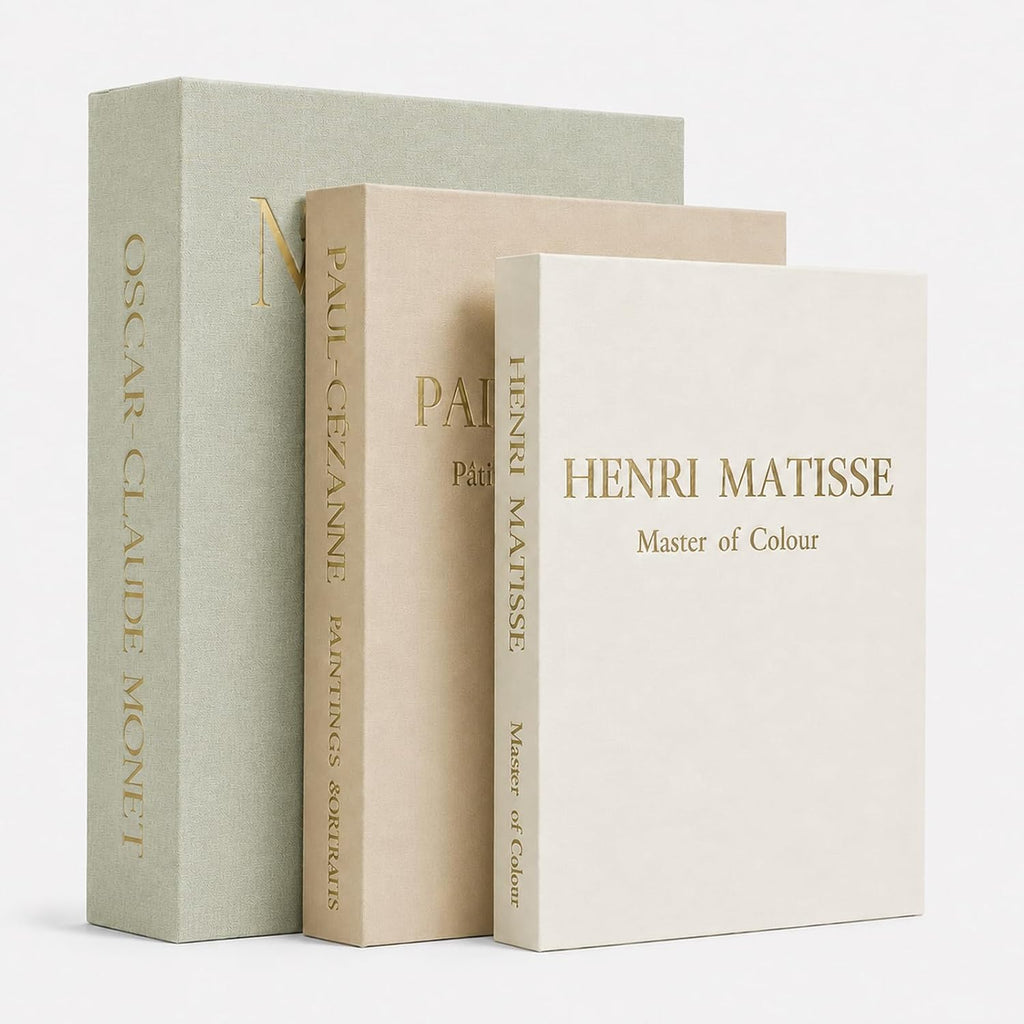 Decorative Books for Home Decor, Set of 3 Linen Fake Books, Sage