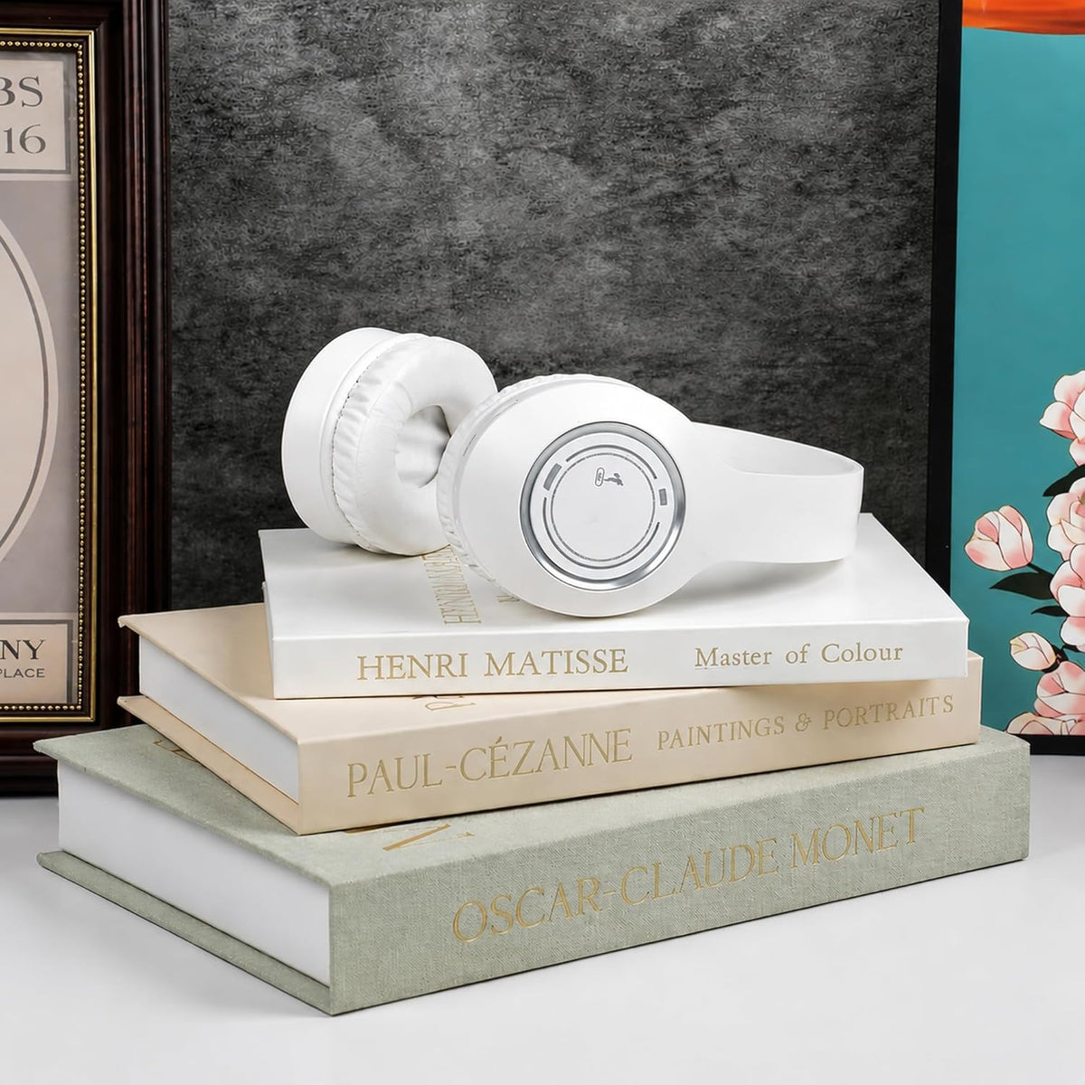Decorative Books for Home Decor, Set of 3 Linen Fake Books, Sage
