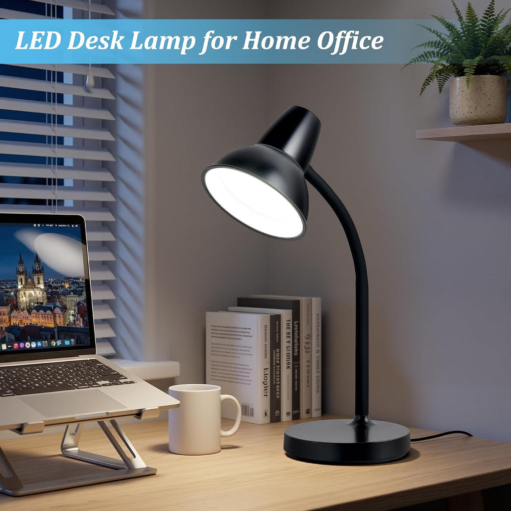 LED Desk Lamps for Home Office, Flexible Gooseneck Eye-Caring Study Lamps