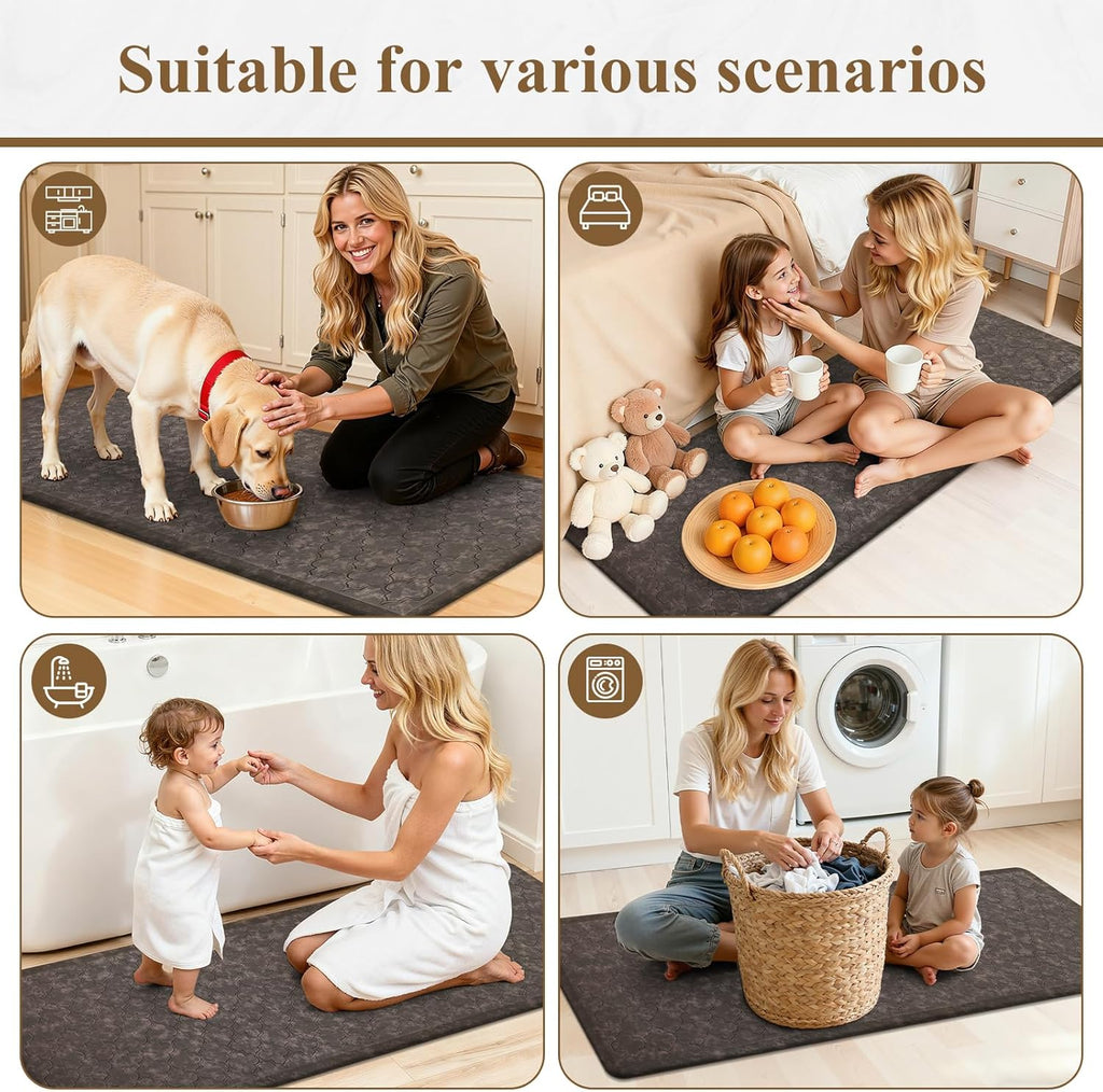 anti Fatigue Kitchen Mats for Floor 20"X60", Cushioned Standing Mat