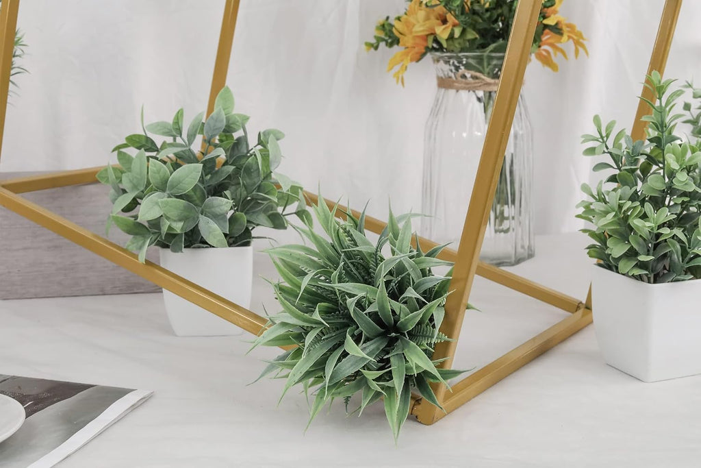 6 Pack Fake Plants Small Artificial Plants for Home Classroom