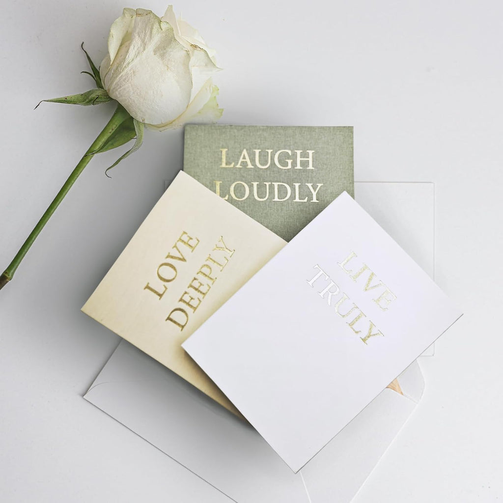Aesthetic Decorative Books, Set of 3 Linen Faux Books for Decoration