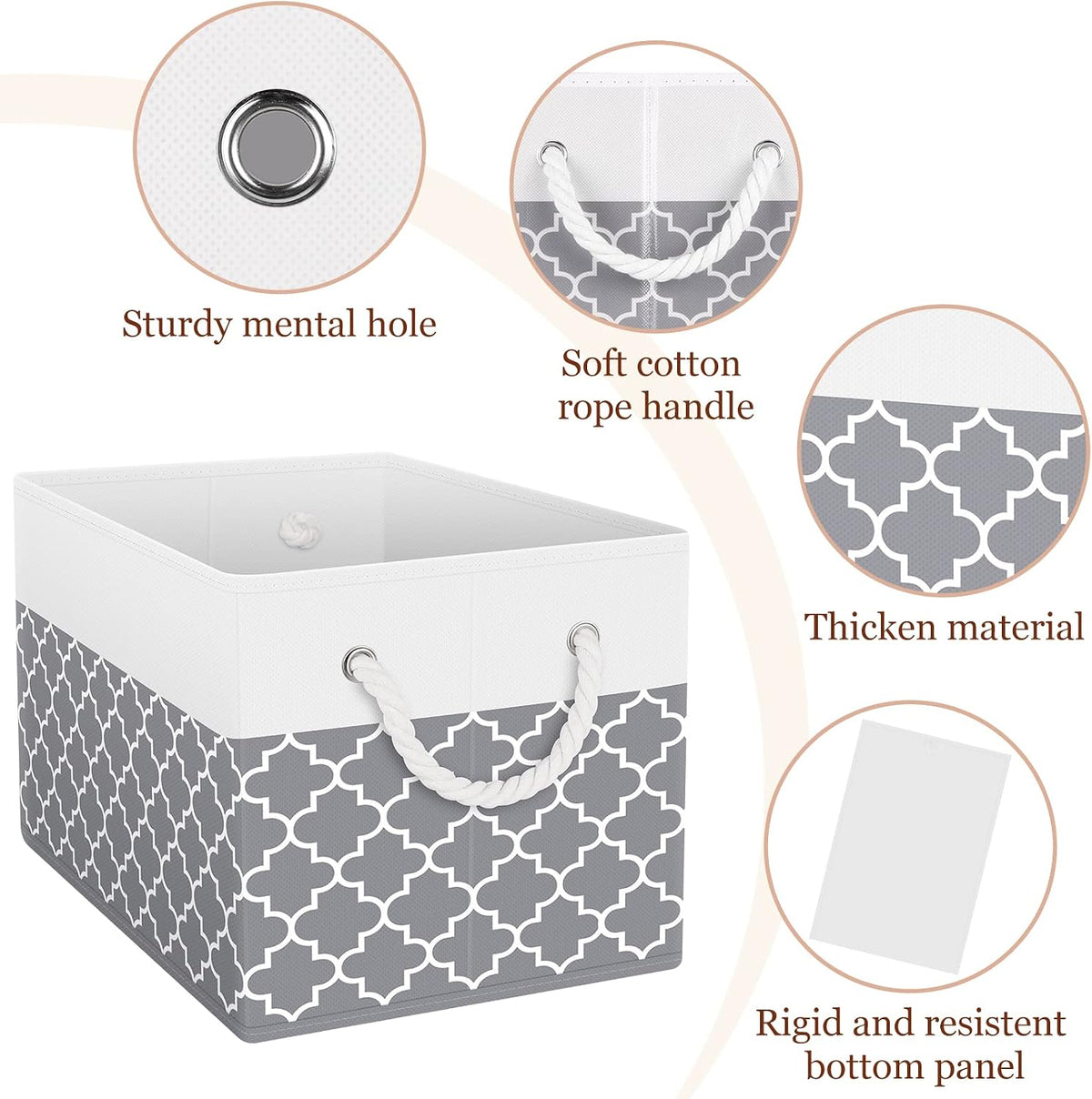 Storage Bin,Collapsible Storage Basket