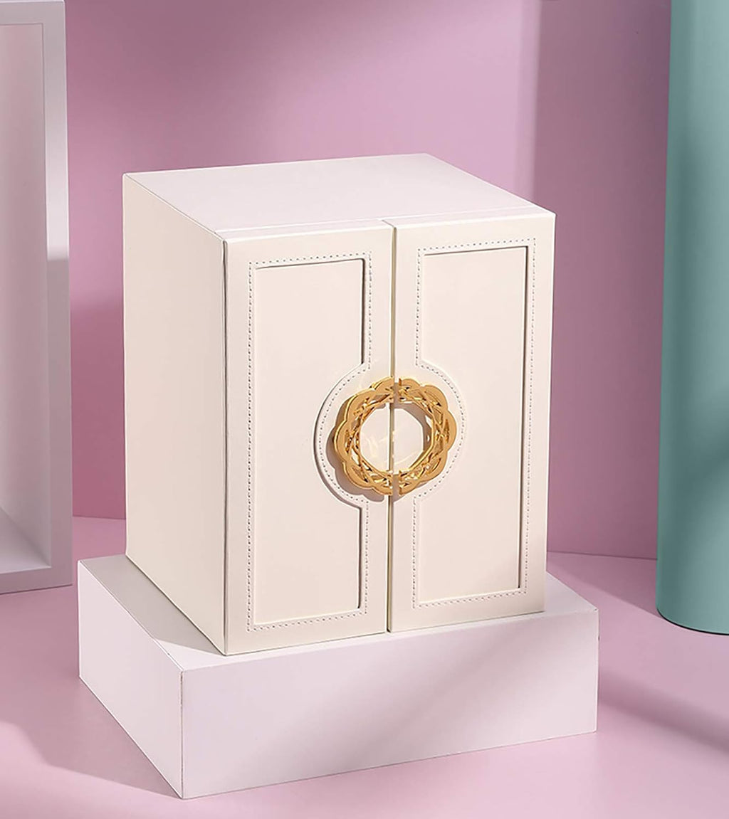Cute Jewelry Box for Women Teen Girls Jewelry Organizer Large Jewelry Organizers and Storage Faux Leather Jewelry Storage Jewlery Box Jewellery Box Joyeros Organizador De Mujer