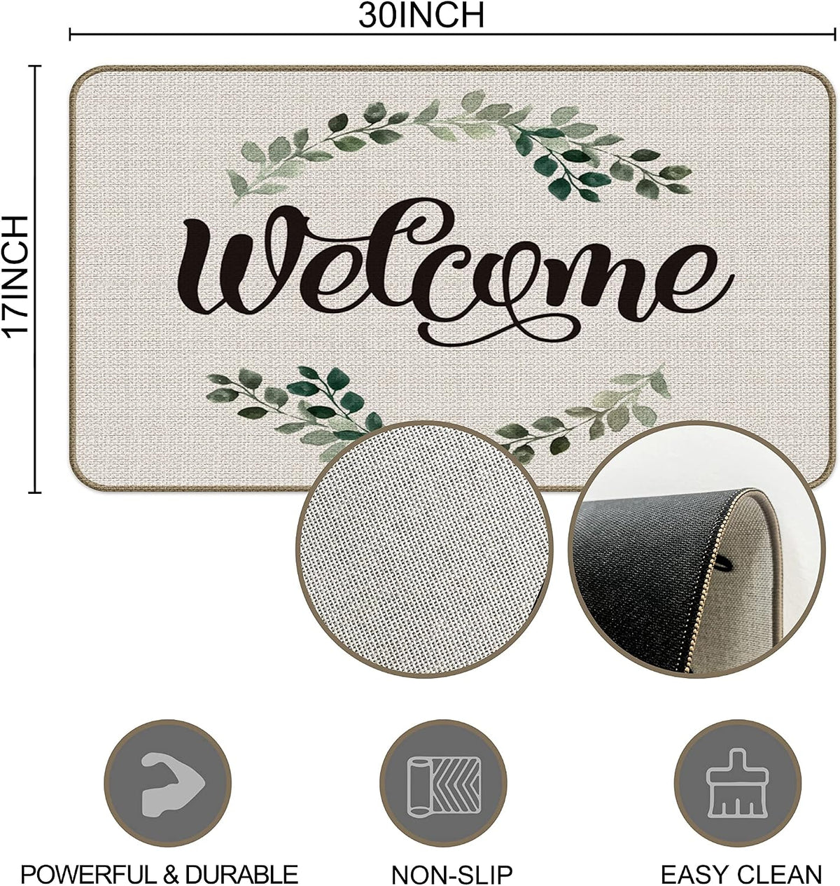 Christian Room Decor Door Mat, 17 X 30 Inch Prayer Room Decor Door Mat, Inspirational Gifts for Women, Christian Decorations for Home - Psalm 46:10