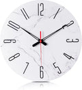 14In Glass Wall Clocks for Living Room Decor, Decorative Wall Clocks Battery Operated, Silent Kitchen Clocks, Wall Clock for Bedroom