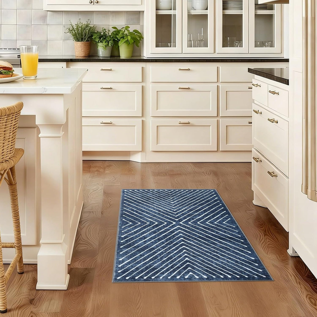 2X3 Entryway Rug Indoor Door Mat Washable Non Slip Small Carpet