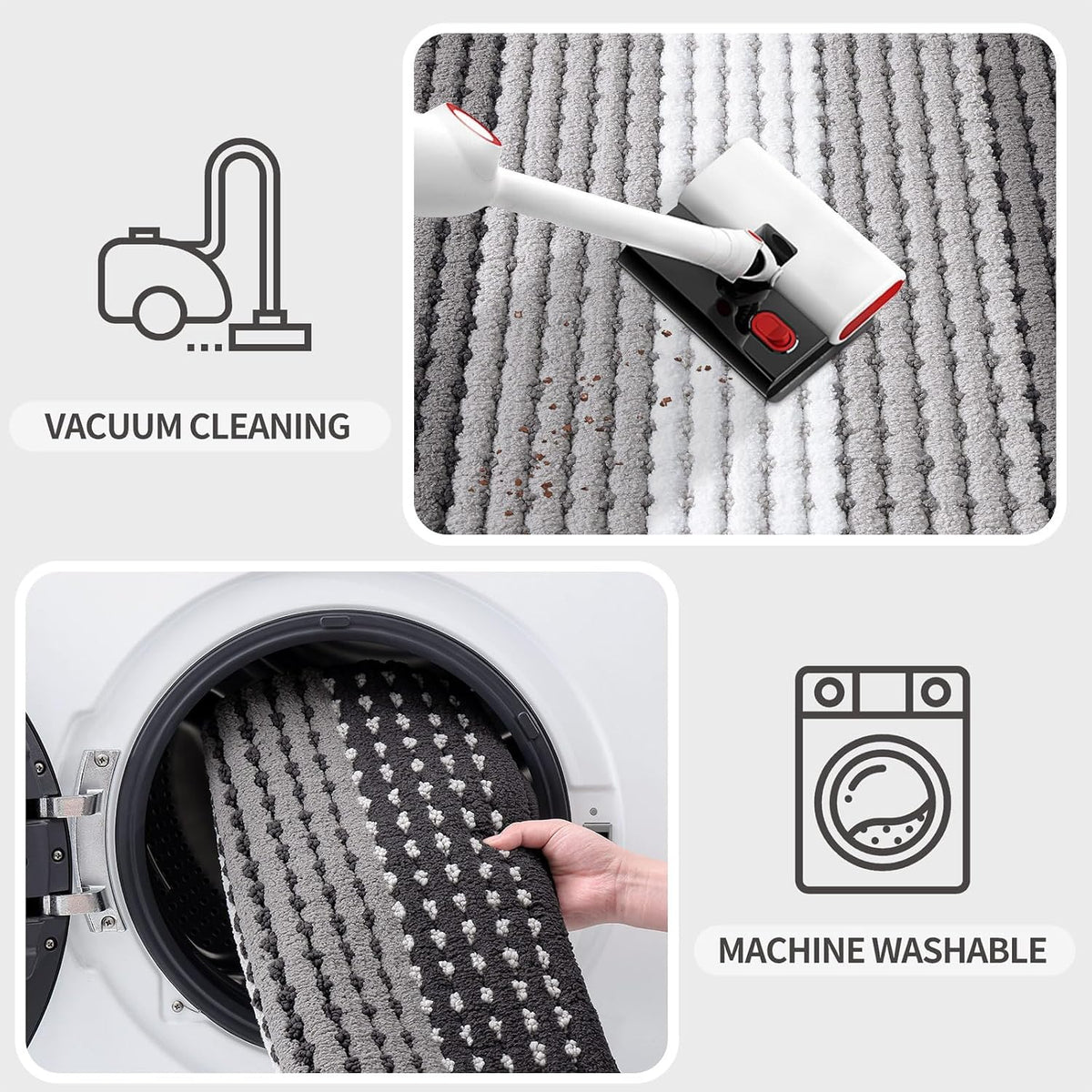 Indoor Outdoor Door Mat, 32X20 Non-Slip Dirt Trapper Doormats