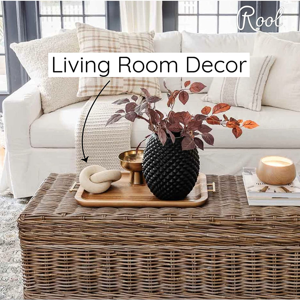 Coffee Table Decor Bookshelf Decor Accents Wood Knot Decor Chain Link